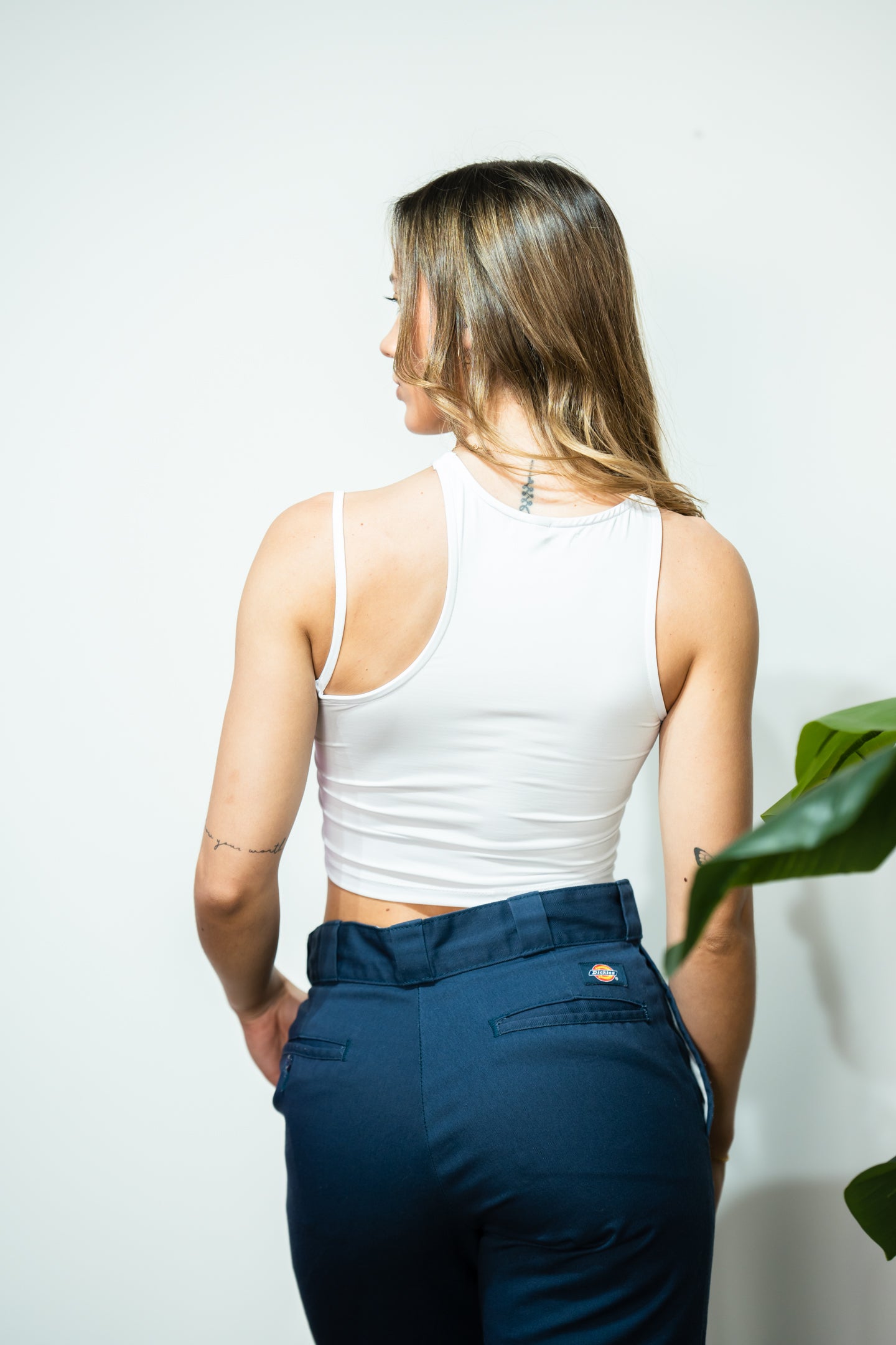 TOP DOBLE TIRA  BLANCO